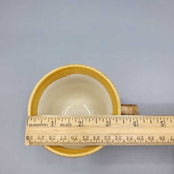 Vintage Mikasa Whole Wheat Stoneware Coffee Mugs Set Of 2 E 8000 Made In Japan - Picture 14 of 14